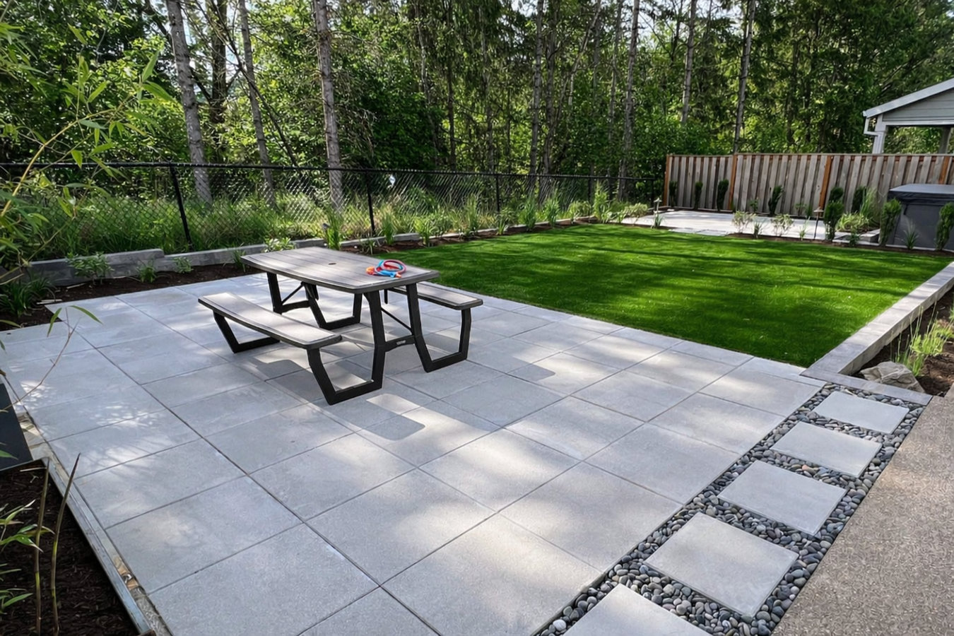 Concrete patio construction in Redlands, CA